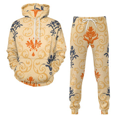 Abstract Pattern Men's Adult Hoodie Set