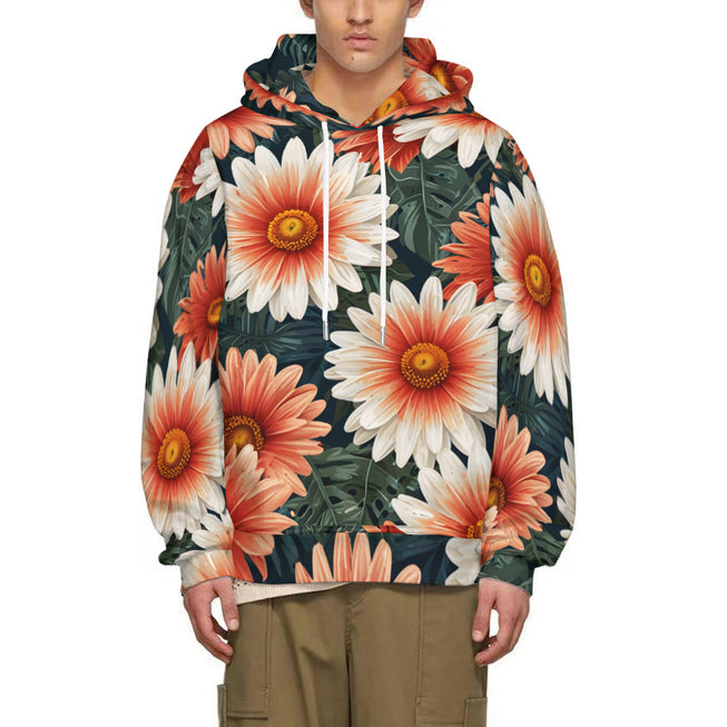 Daisy Pattern Adult Hoodie