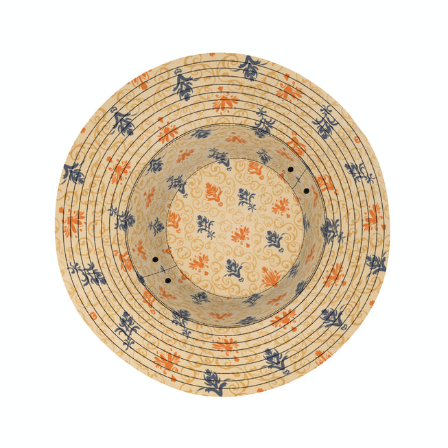 Abstract Pattern Double-Sided Unisex Polyester Bucket Hut