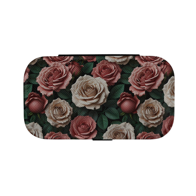 Rose Pattern Personalized Portable Jewelry Box