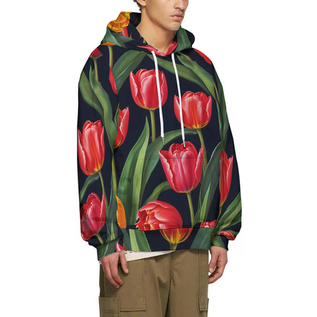 Tulip Pattern Adult Hoodie