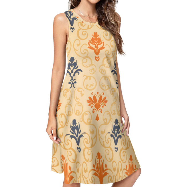 Abstract Pattern Women's Casual Dress