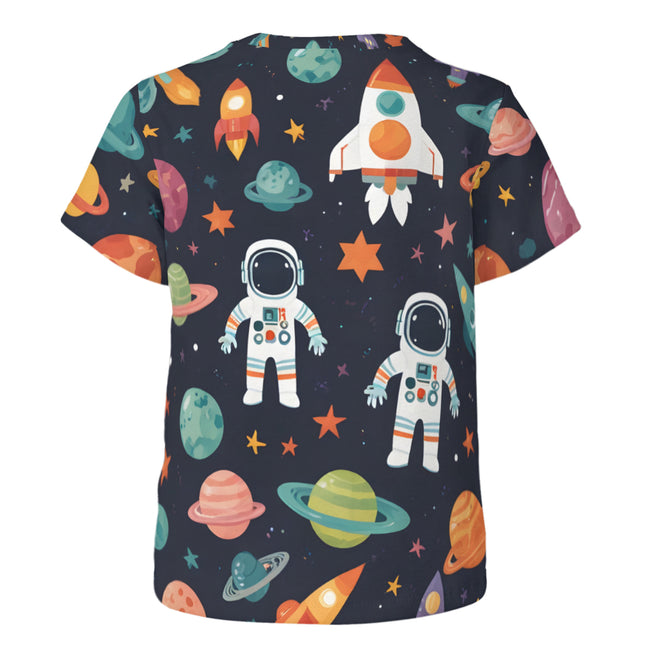 Kids - Astronaut Dreams Mesh Short Sleeve T-Shirt