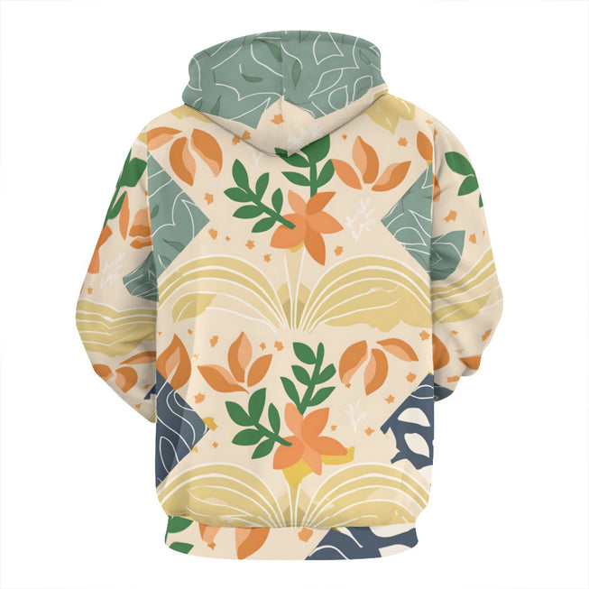 Abstract Inspired Pattern Adult Hoodie