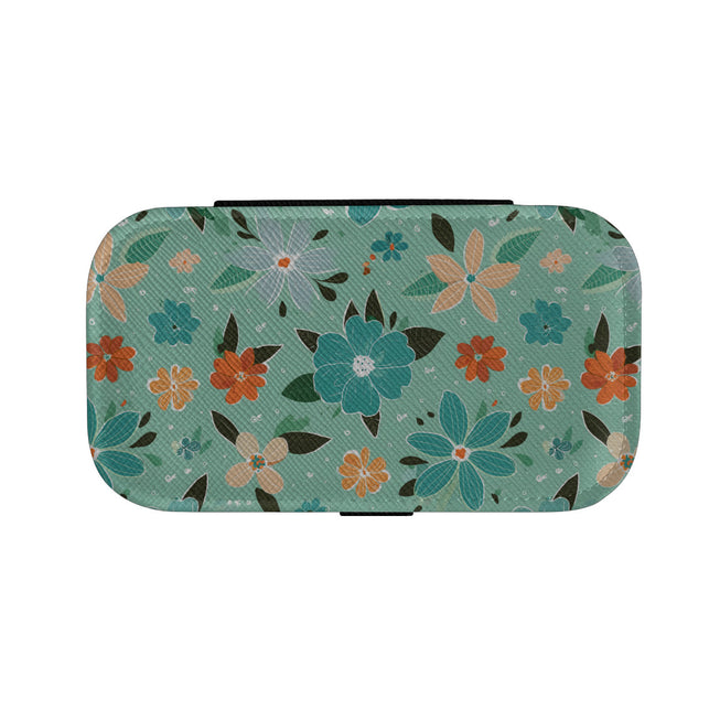 Floral Seamless Pattern Personalized Portable Jewelry Box