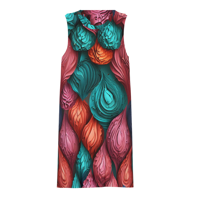 Abstract Seamless Pattern Women's Casual Dress