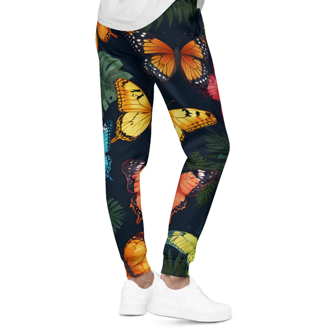 Tropical Butterfly Men's Adult Hoodie Set