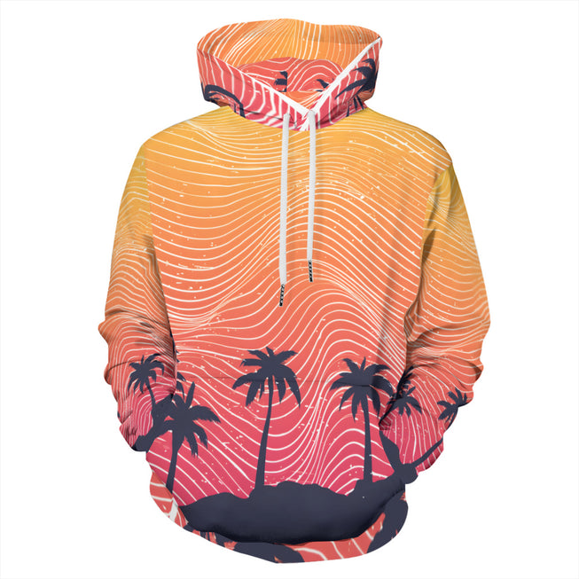 Sunset Pattern Adult Hoodie