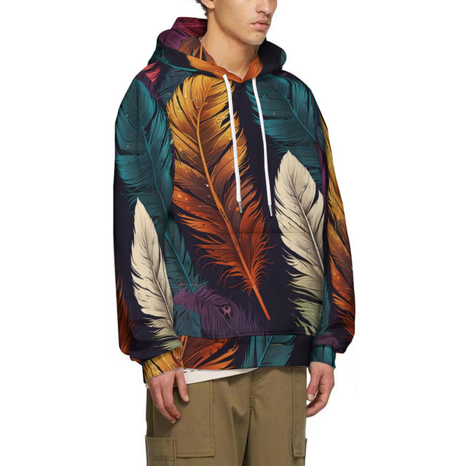 Elegant Feathers Adult Hoodie