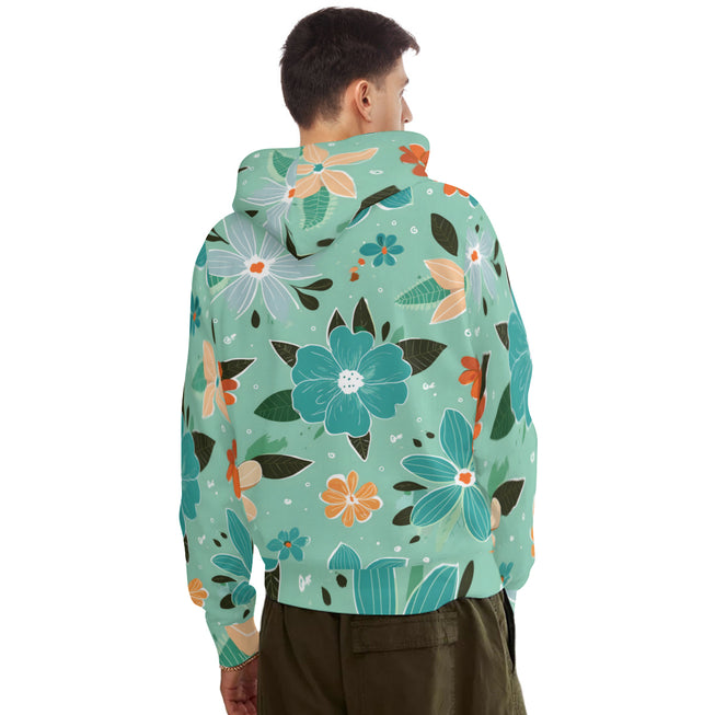 Floral Seamless Pattern Adult Hoodie