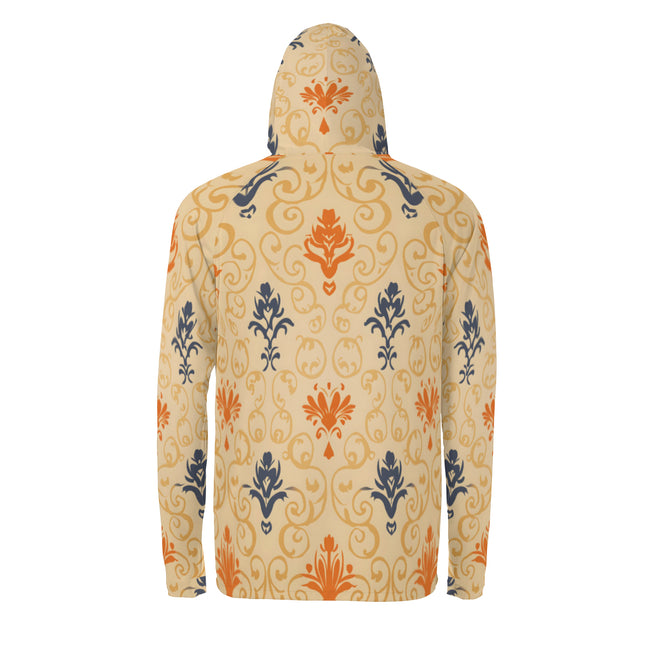 Abstract Pattern Men's Sun Protection Long Sleeve Hoodie