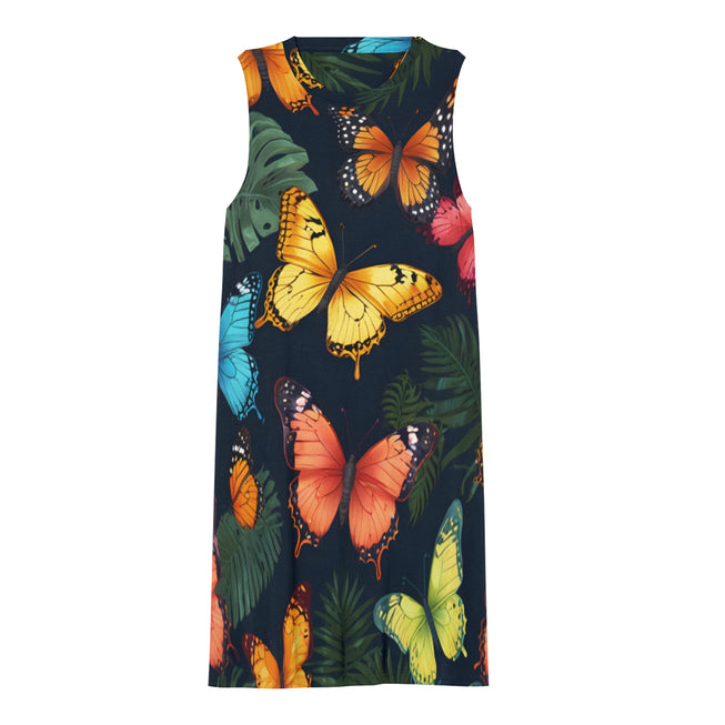 Tropical Butterfly Women's Casual Dress