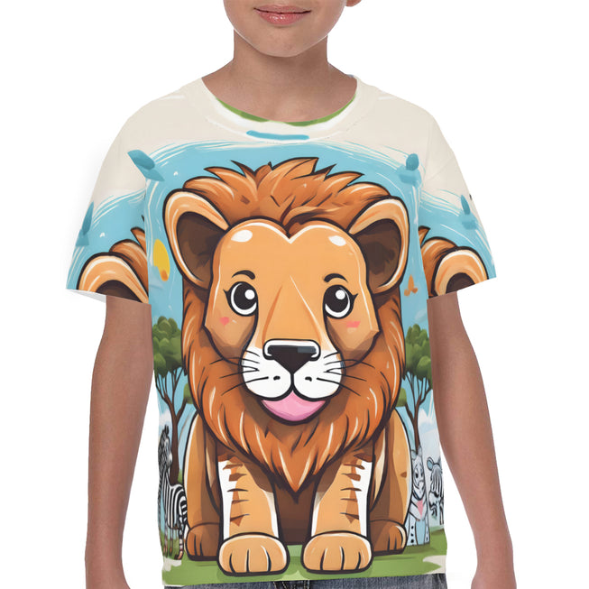 Kids - Animal Kingdom Mesh Short Sleeve T-Shirt