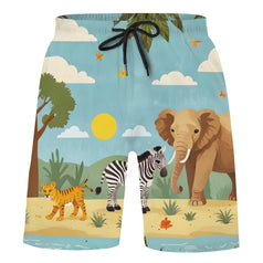 Safari Adventure Kids Peach Skin Beach Pants