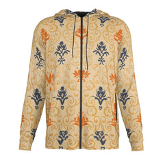 Abstract Pattern Men's Zip Up Hoodie