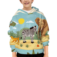 Kids - Safari Adventure Lightweight Hoodie