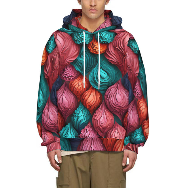 Abstract Seamless Pattern Adult Hoodie