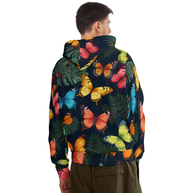 Tropical Butterfly Adult Hoodie