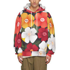 Floral Pattern Adult Hoodie