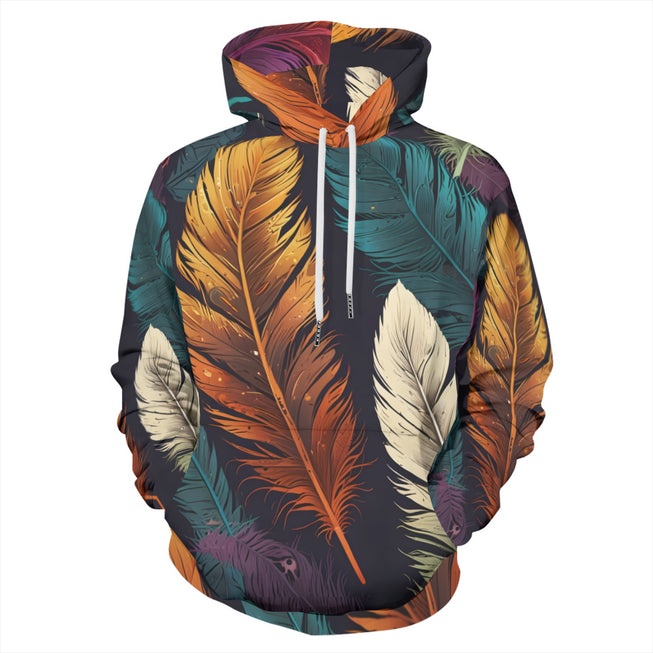 Elegant Feathers Adult Hoodie