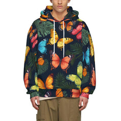 Tropical Butterfly Adult Hoodie